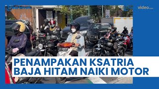 Viral, Penampakan Ksatria Baja Hitam Naiki Motor di Jalanan Yogyakarta