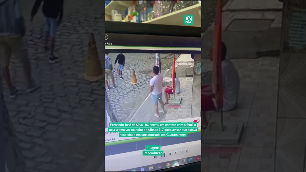 Imagem da notícia Câmera de segurança registra guarda municipal antes de desaparecer em Guaramiranga