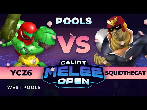 Galint Melee Open: Spring Edition - ycz6 (Samus) vs SquidTheCat (Captain Falcon) - WC Pools