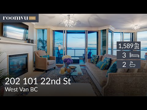 Luxurious and Gorgeous 3 BDR + 2WR Condo for Sale - 202 101 22nd St West Vancouver