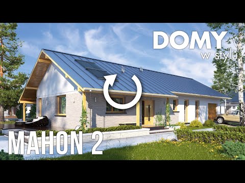 Projekt domu MAHOŃ 2 - widok 360º