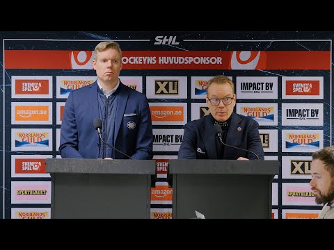 "Rent ut sagt svaga" - Presskonferensen efter Örebro vs HV71