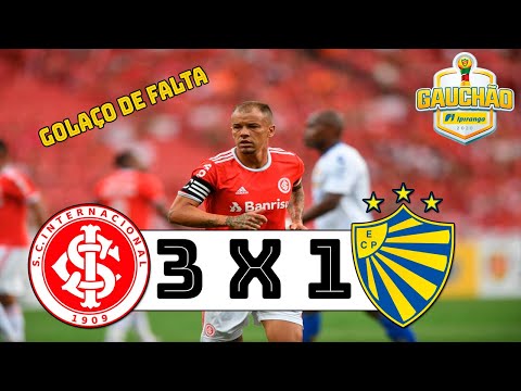 Internacional 3 x 1 Pelotas - Melhores Momentos + GOLAÇO DE FALTA DO D'ALESSANDRO!!! (Gauchão 2020)
