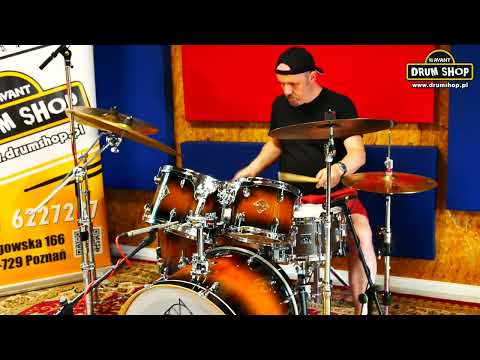 DIXON Fuse Maple Rock Shellset 22" 10" 12" 14" 16"