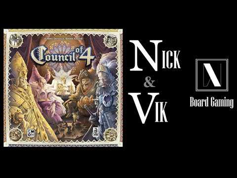 Council Of 4 Board Game Overview and Review