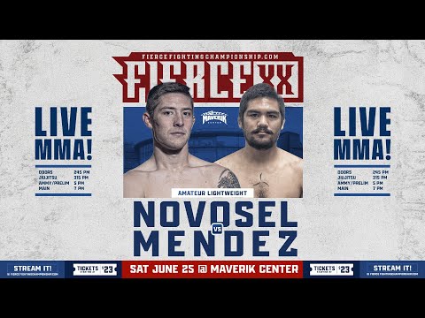 Jose Mendez vs Malachi Novosel - Fierce Fighting Championship 20