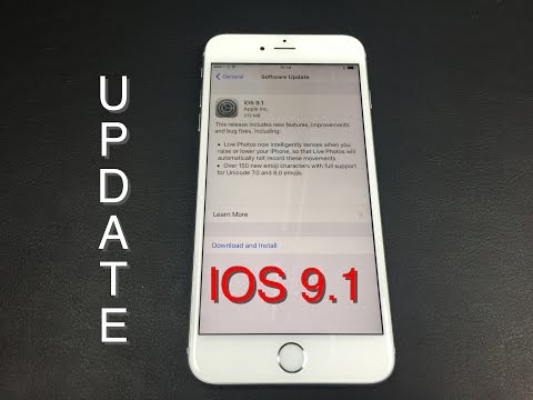 How to install IOS 9.1 on iPhone 6s Plus