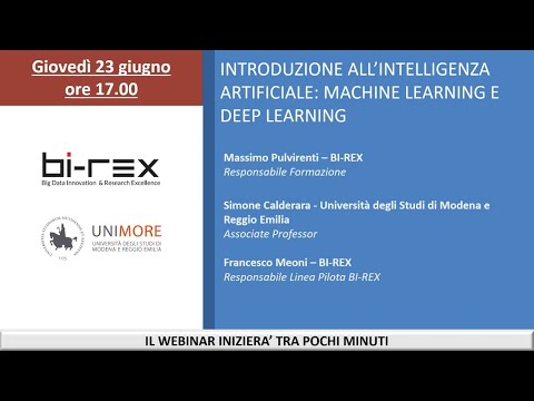 , title : 'Webinar: "Introduzione all'intelligenza artificiale: Machine Learning e Deep Learning"'