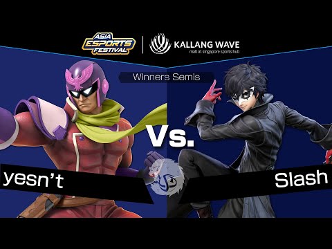 AEF2023 - yesn't (Captain Falcon) vs. Slash (Joker) [Winners Semis]