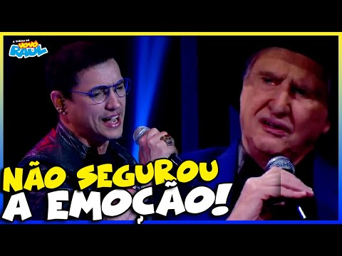 Ricky Vallen sang "Chalana" for Sergio Reis and moved the audience once again! | Grandpa Raul Gil