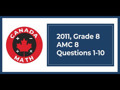 Amc 8 2011 Answer Key