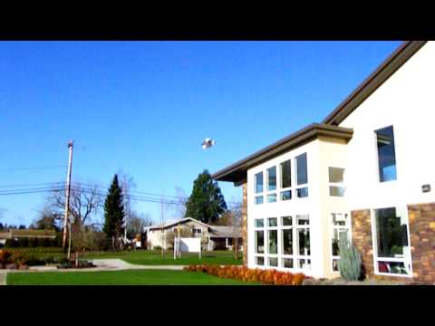 Homemade PBF ( Pizza Box Flyer ) 3D RC plane.