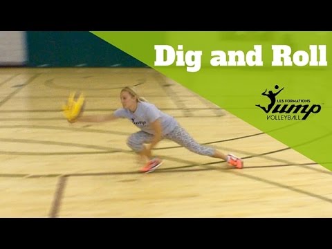 How to roll and dig every ball without hurting yourself - Volleyball Tip of the Week #33