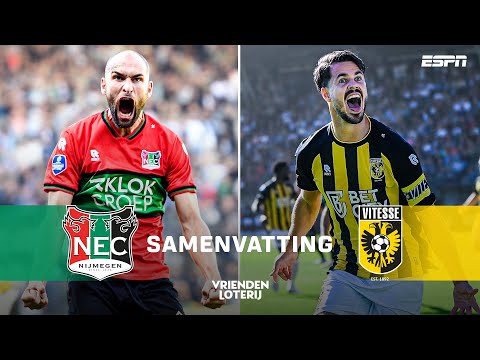 Lekkere GELDERSE DERBY pas laat beslist 🥵⏱ | Samenvatting N.E.C. - Vitesse