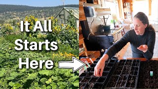 Grow Your Own Food! Large Family Seed Starting Hacks & Tips | 500 Plants Started