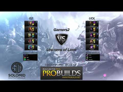 Solomid EU Invitational 6: Gamers 2 vs Unicorns Of Love G1 (17.05.2014)