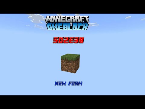 Minecraft One Block S02E38- New Farm