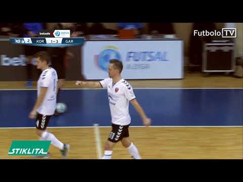 BETSAFE-Futsal A lygos 6 TURO rungtynės: Klaipėdos "Koralas" - Gargždų "Pramogos-SC" (santrauka)