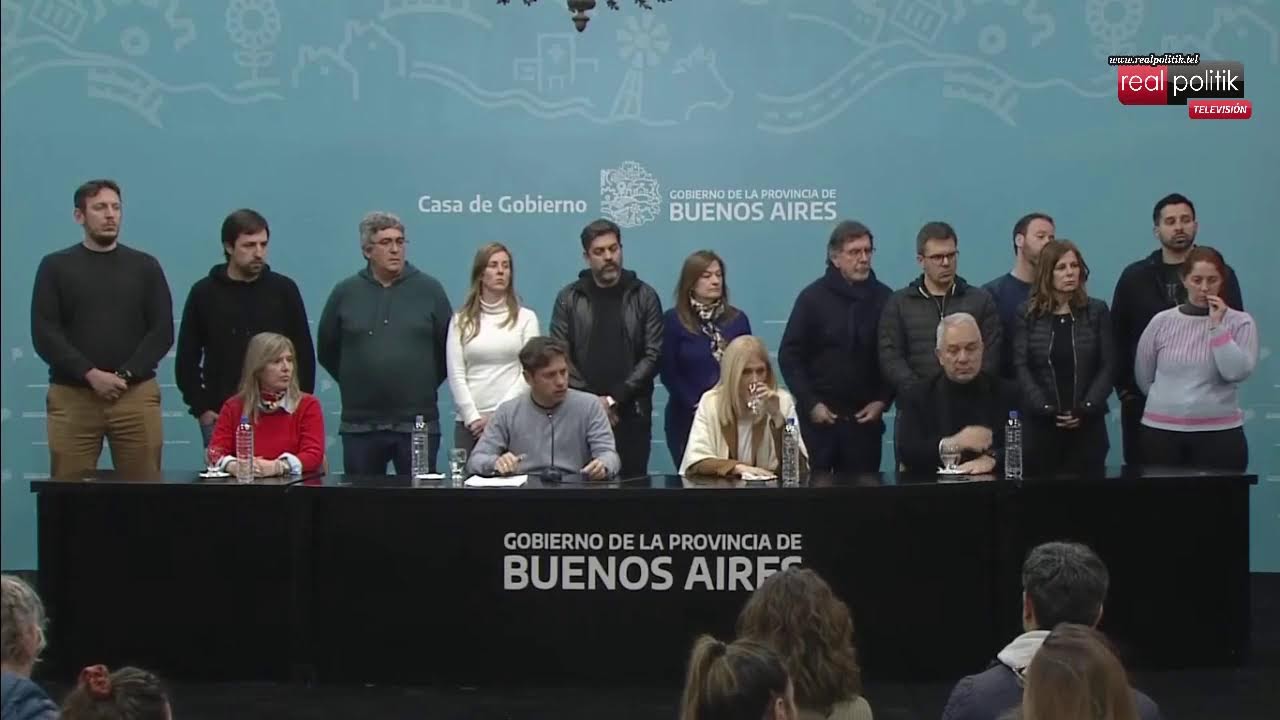 Axel Kicillof: "No se puede seguir fomentando el odio y la violencia"