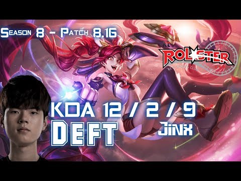 KT Deft JINX vs KAI'SA ADC - Patch 8.16 KR Ranked