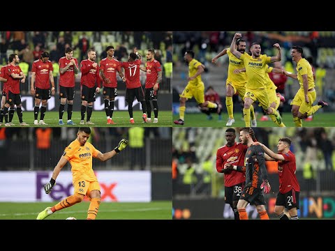 Epic penalty shoot-out IN FULL! 🤯  Villarreal beat Manchester United 11-10 from the spot!
