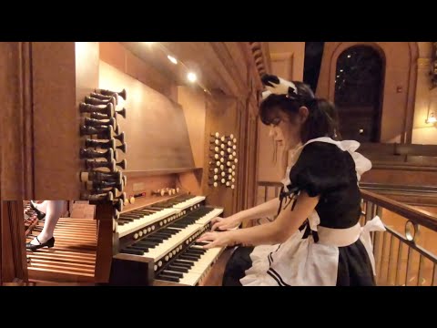 Cat Maid plays Litanies by Jehan Alain