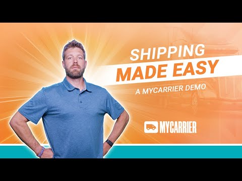 MyCarrier Demo - A Better Way to Ship LTL Freight