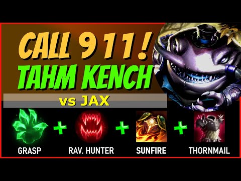 How to DUMPSTER a Jax - TAHM KENCH TOP vs JAX - S10 League of Legends