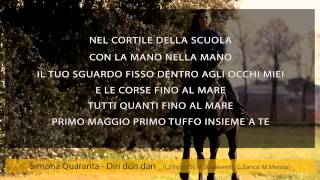 Simona Quaranta - Din don dan (karaoke+lyrics) | GALLETTI BOSTON