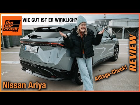 Nissan Ariya im Test (2023) Wie gut ist er? Unser Alltags-Check! 🧡 Fahrbericht | Review | Preis POV