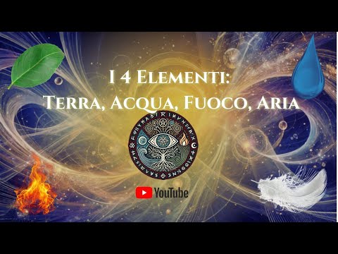 I quattro Elementi: Terra, Acqua, Fuoco, Aria