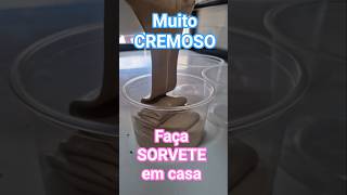 Com 3 ingredientes faça SORVETE em casa para vender 🤑 #façaevenda #sorvete #comofazersorvetecaseiro