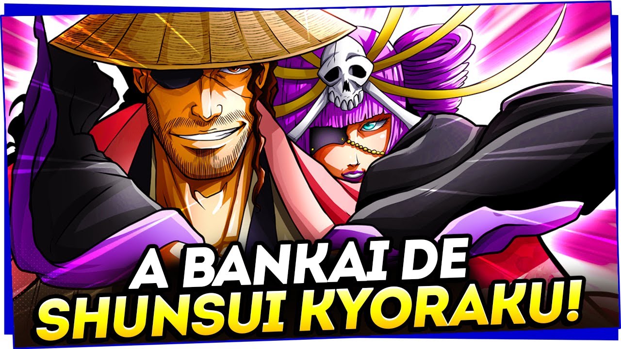 A BANKAI DE SHUNSUI KYORAKU (A MAIS PERIGOSA DE TODAS) - VEJA COMO FOI O TEATRO SUICIDA EM BLEACH!