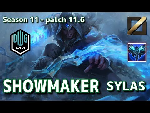【韓国サーバー/C1/Evi,Canyon,Lehends】DK Showmaker サイラス(Sylas) VS ビクター(Viktor) MID- Patch11.6 KR Ranked【LoL】