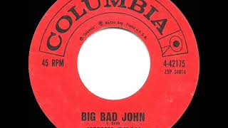 1961 HITS ARCHIVE: Big Bad John - Jimmy Dean (a #1 record)