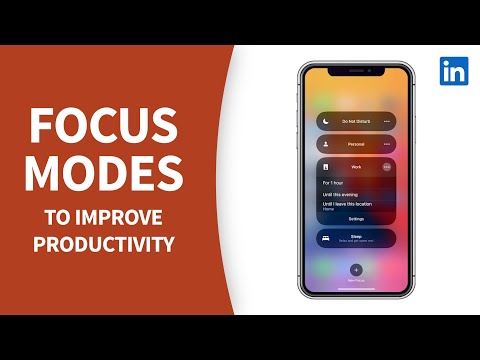 iPhone教程--用FOCUS模式避免分心 (iPhone Tutorial - Avoid distractions with FOCUS mode)