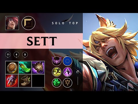Sett Top vs Fiora - EUW Master Patch 25.24