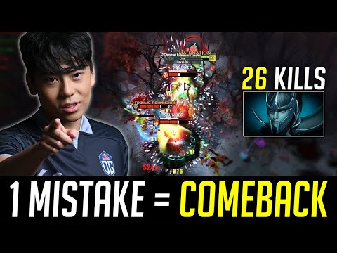 Never Make Mistake on ANA's Phantom Assassin - 26 KILLS COMEBACK DOTA 2