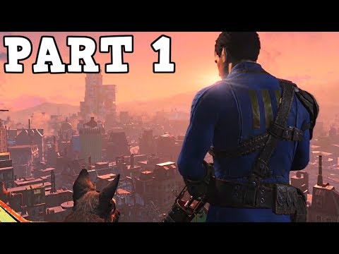 FALLOUT 4 Gameplay Walkthrough PART 1 Intro - No Commentary PS4