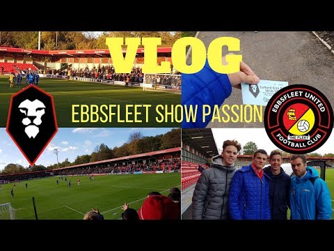 Ebbsfleet show passion! Salford City vs Ebbsfleet United Vlog Class awayday!!