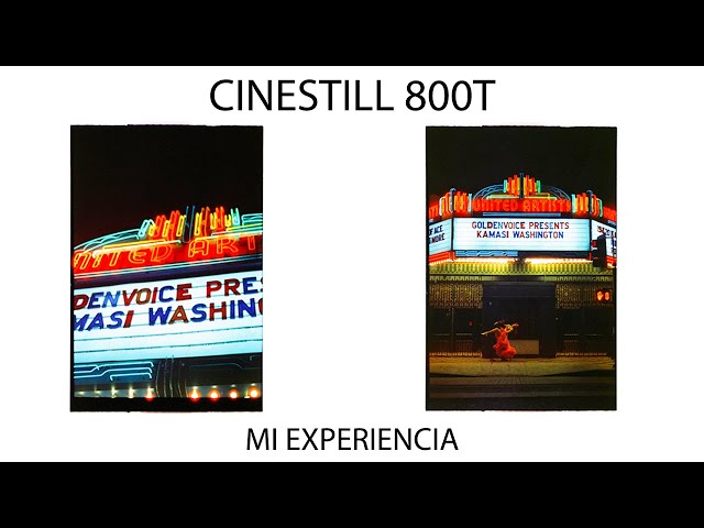 Vídeo relacionado con CineStill 800235 50Daylight - Película fotográfica (Grano Fino, 35 x 36 cm)