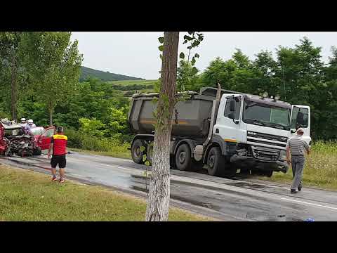 Interventie cu elicopter SMURD la accident Hapria