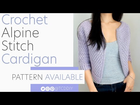 , title : 'How to Crochet An Alpine Cardigan | Pattern & Tutorial DIY'