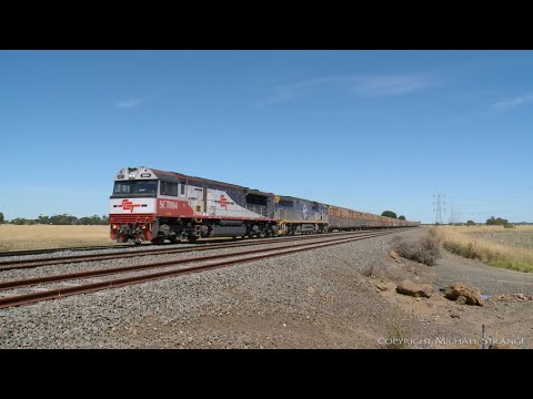 2PM9 SCT Freight Train With Boxcars, Louvre Vans & Shipping Containers (21/1/2021) - PoathTV