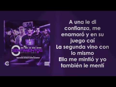 0 sentimientos remix letra