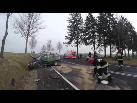 Wypadek koło Sokolnika na DK nr 11