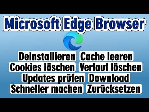 Microsoft Edge Browser optimieren ⭐️ Cache leeren ⭐️ Schneller machen ⭐️ Zurücksetzen ⭐️ Download Video