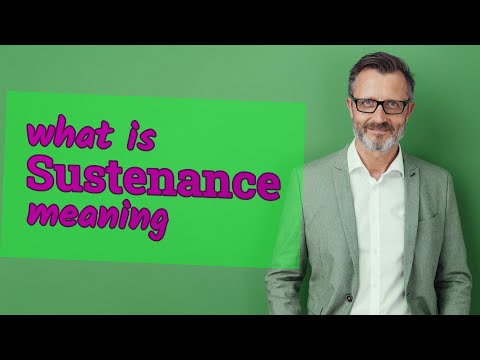 Sustenance | Definition of sustenance 📖 📖 📖 📖 📖
