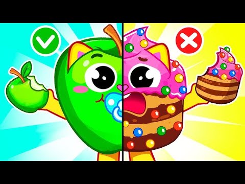 Healthy Food for Kids Song | Funny Songs For Baby & Nursery Rhymes by Toddler Zoo