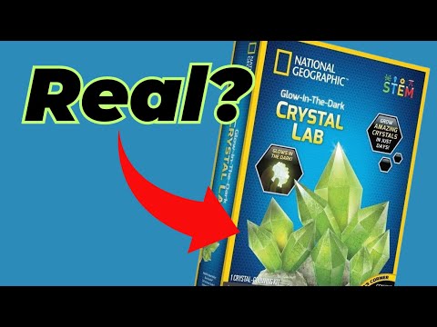 Wow! It Grew Something... National Geographic Crystal Lab Grow Kit